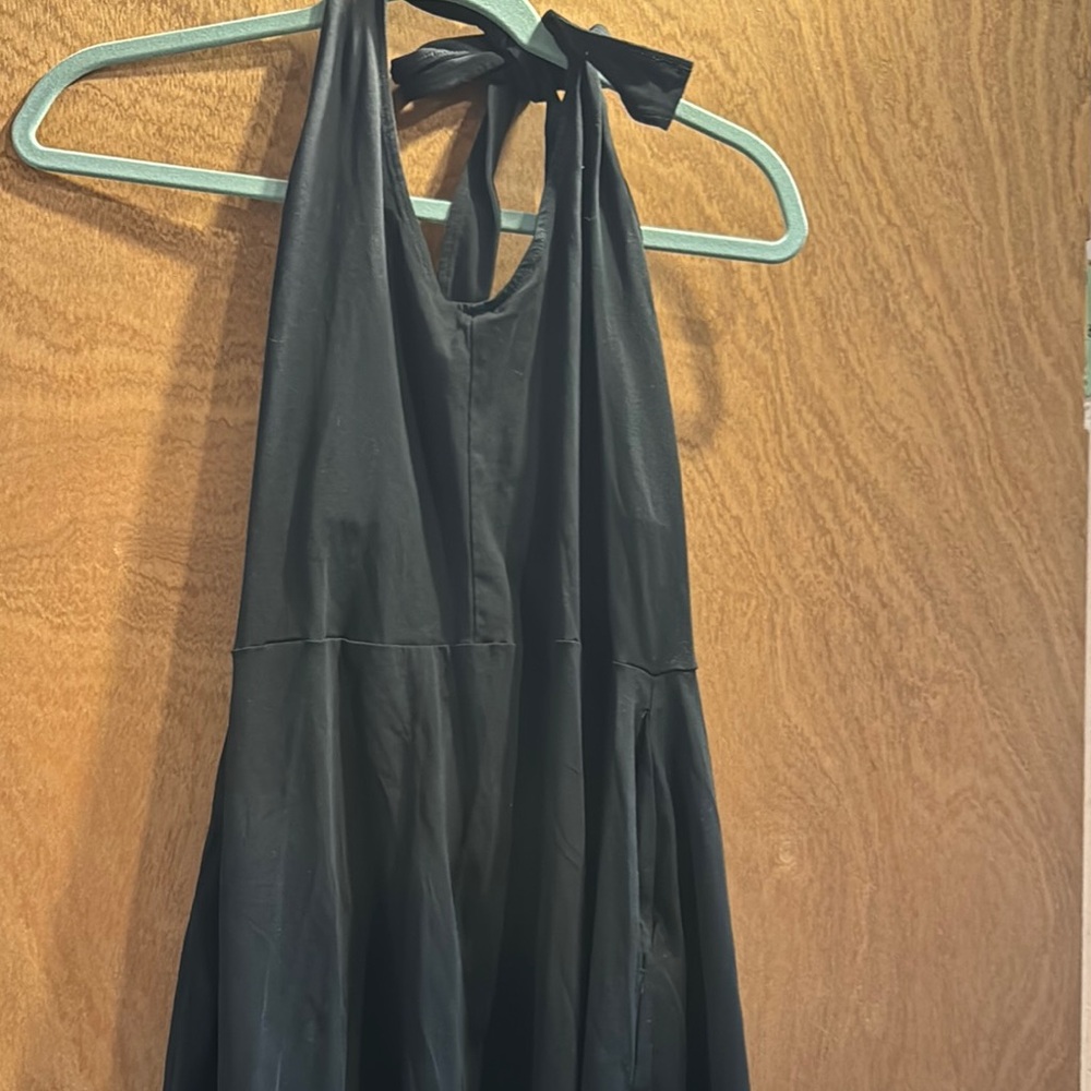 Pact Brand Black Halter Dress